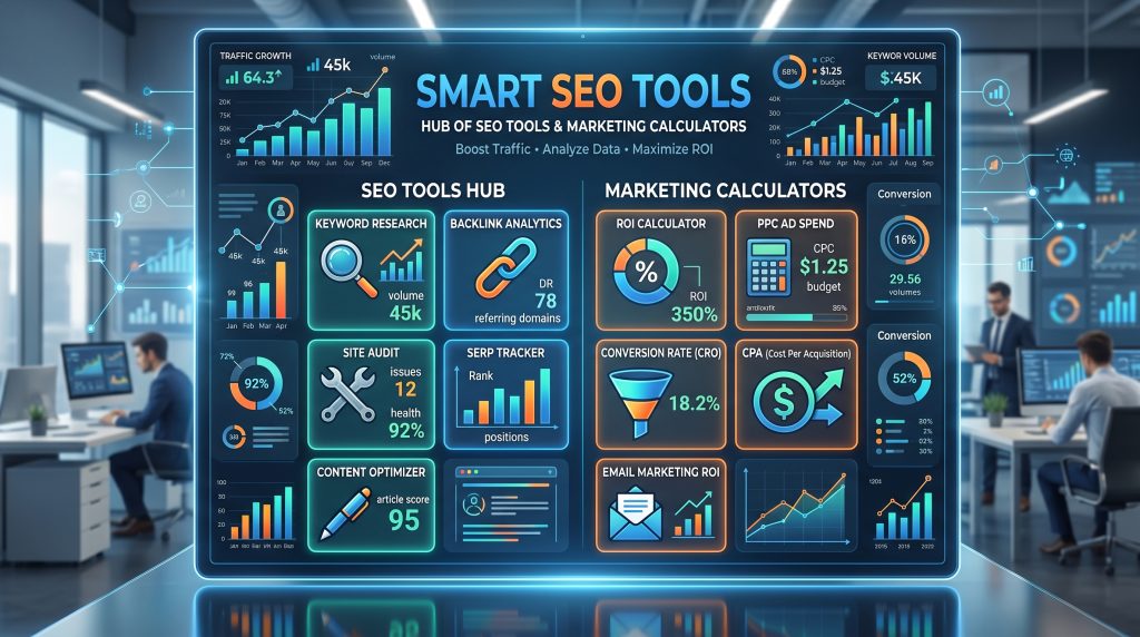 Smart SEO Tools Hub of seo tools and marketing calculators